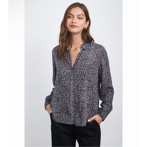 Rails NWT Josephine Top in Ebony Cheetah - Size Small